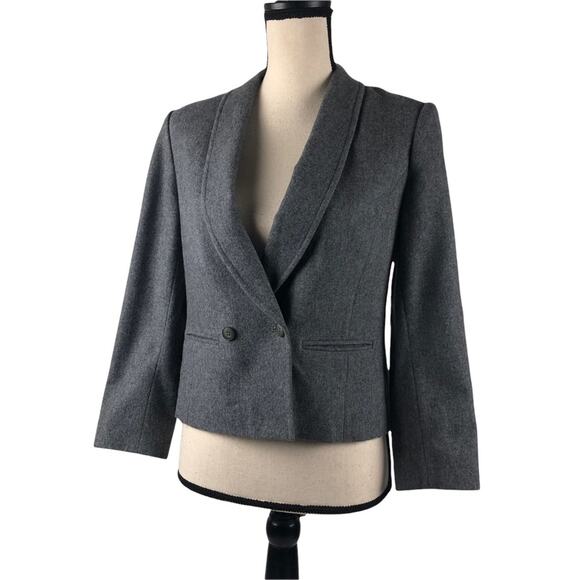 Pendleton vintage gray  Virgin Wool Blazer Small - Picture 1 of 8